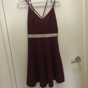 Red Prom dress